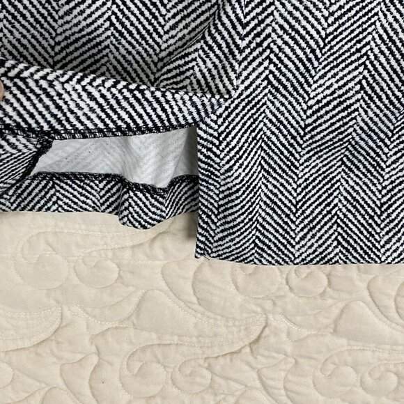 The Limited Mini Dress Office Wear Size 4 Herringbone Gray - Picture 3 of 11